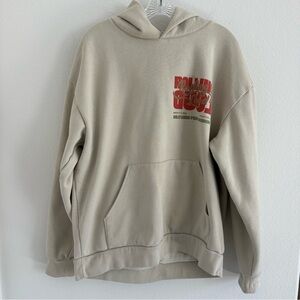 Rolling Loud 2024 Fisheye Lineup Beige Graphic Hoodie Size: L
